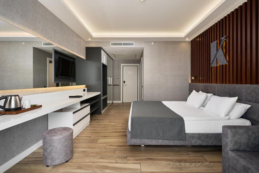 Posezení v ubytování Kaila Beach Hotel - All Inclusive