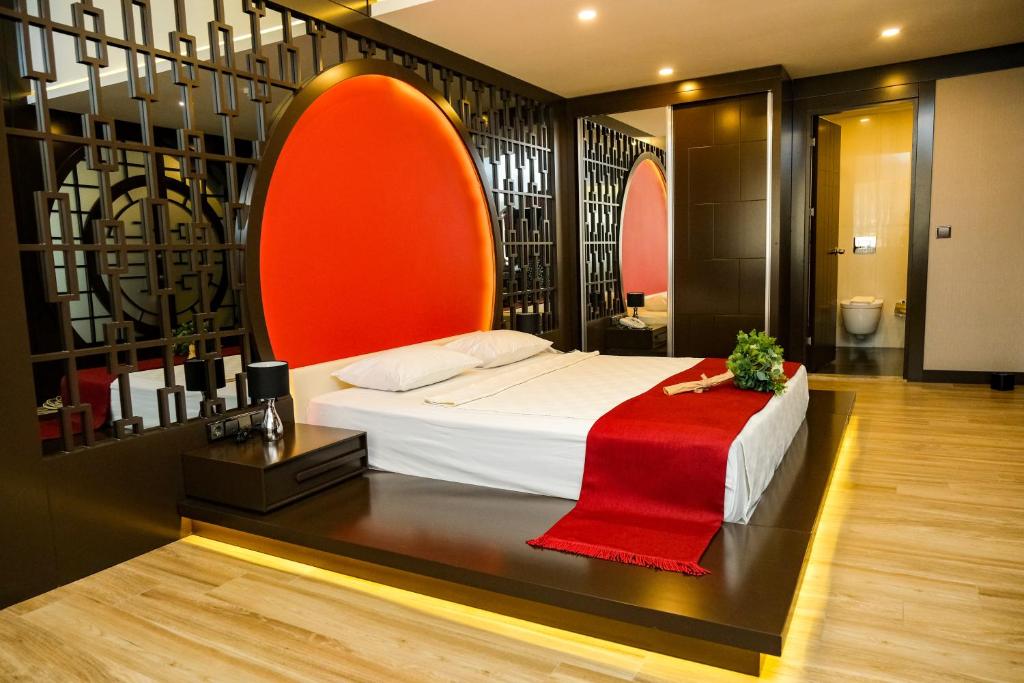 Postel nebo postele na pokoji v ubytování Kaila Beach Hotel - All Inclusive