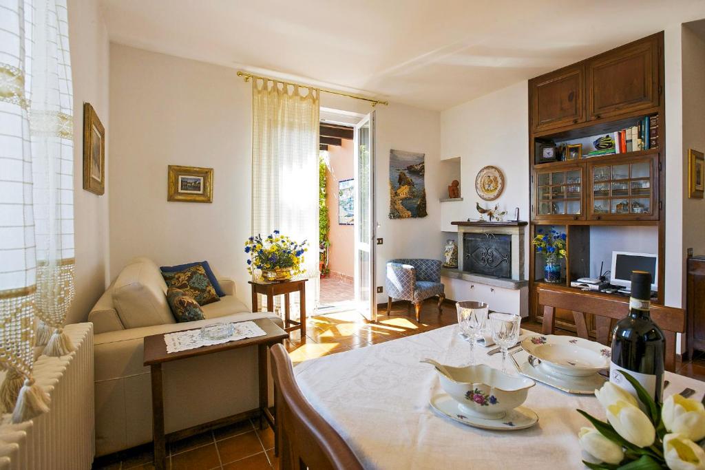 Posezení v ubytování Residenz Roccolo