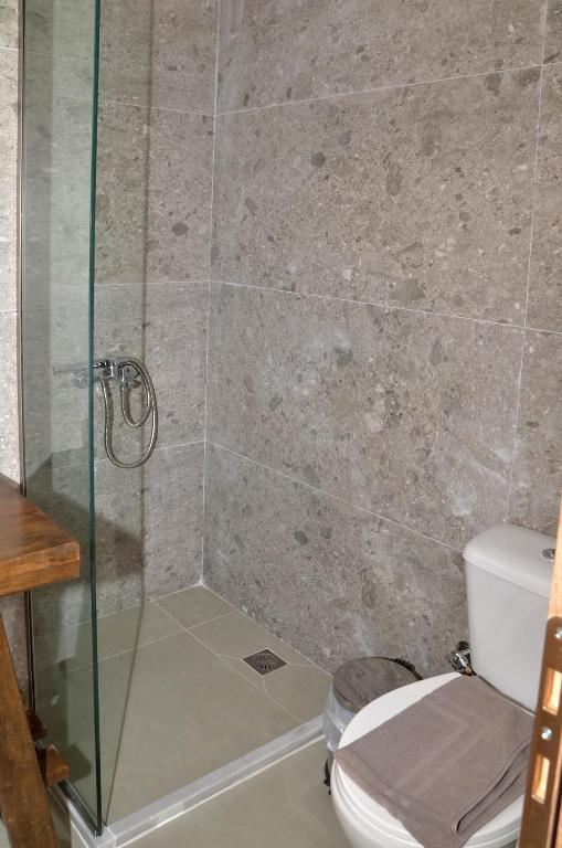 Koupelna v ubytování Centroom Suites