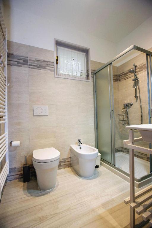 Koupelna v ubytování Residenz Roccolo