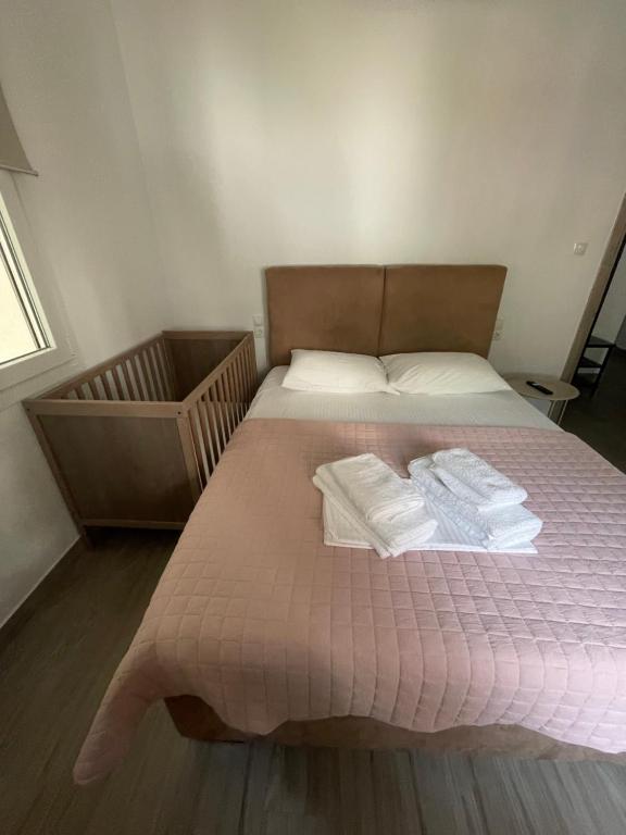 Postel nebo postele na pokoji v ubytování A-vli 63
