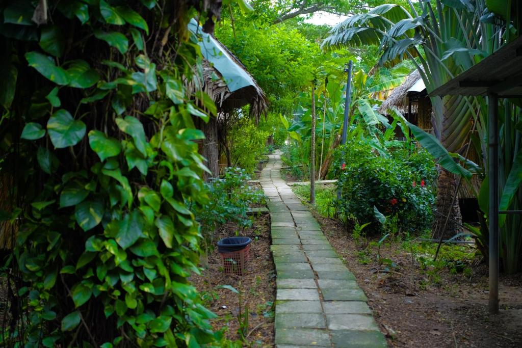 Zahrada ubytování Hometravel Mekong Can Tho