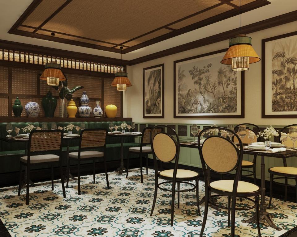 Posezení v ubytování Lotusama Central Hanoi Hotel