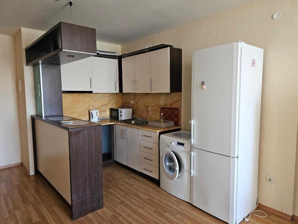 Kuchyň nebo kuchyňský kout v ubytování Europroperties Iglika Apartments
