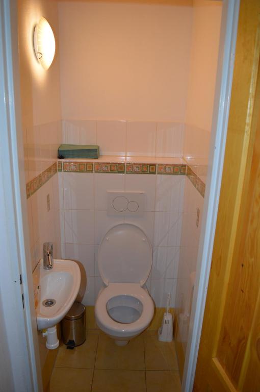 Koupelna v ubytování Guest House Haklův Mlýn