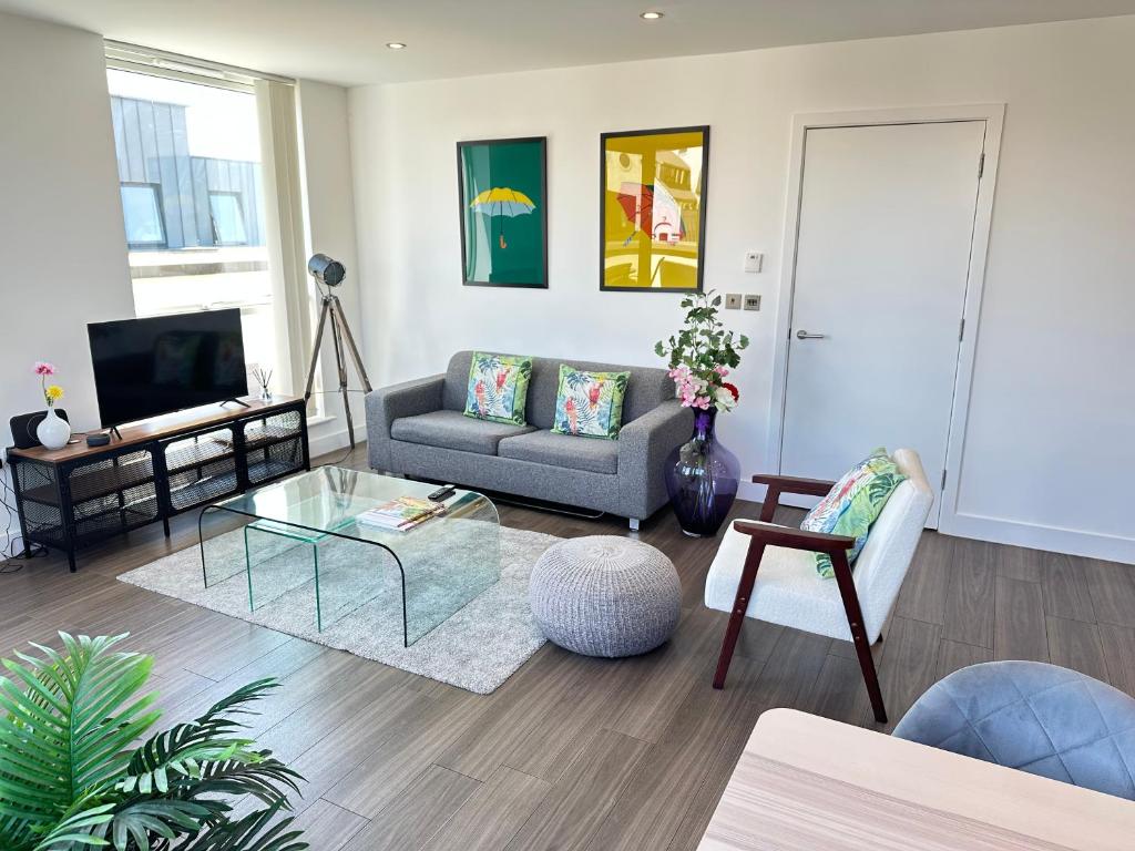 TV a/nebo společenská místnost v ubytování Signet Apartments - Ceres
