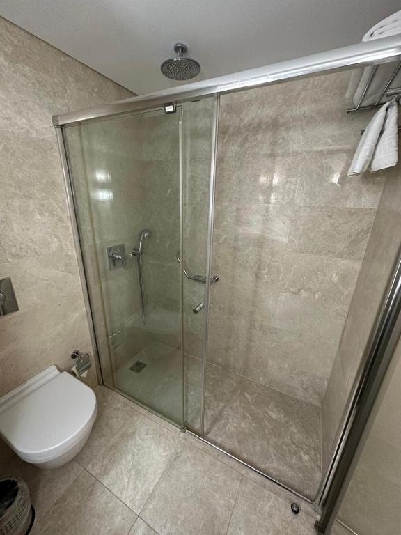 Koupelna v ubytování Kent Hotel