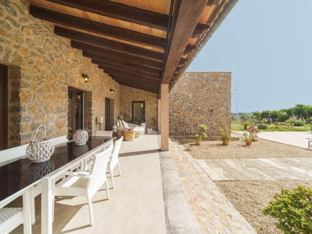 Balkón alebo terasa v ubytovaní Holiday Home Bellpuig by Interhome