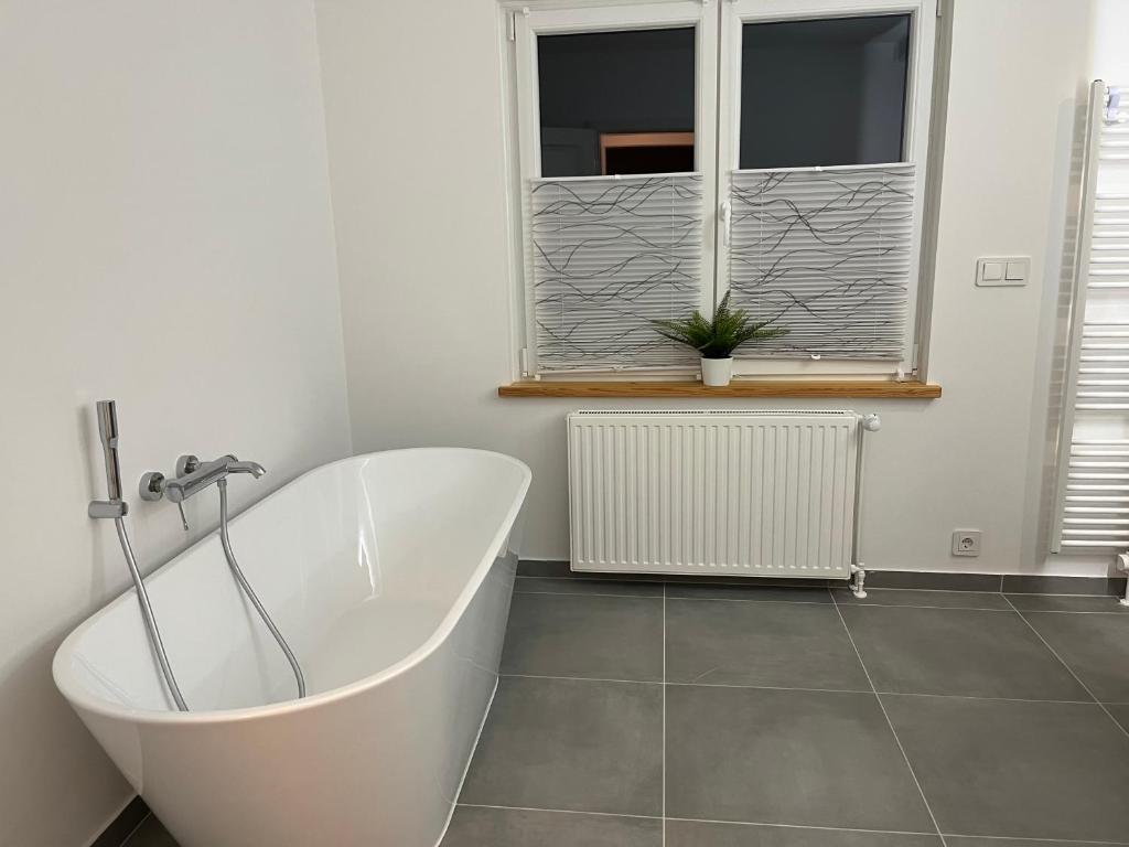 Koupelna v ubytování Rosengarten