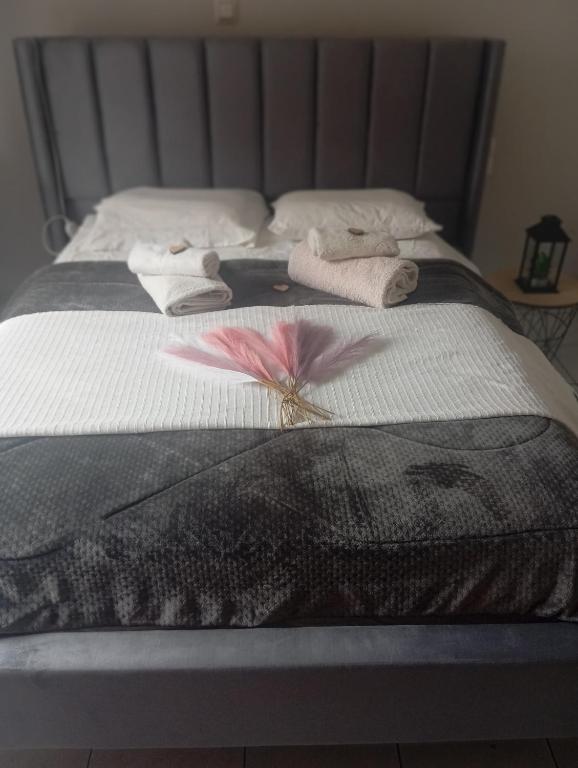 Posteľ alebo postele v izbe v ubytovaní Apartment 4Y in Heraklion City