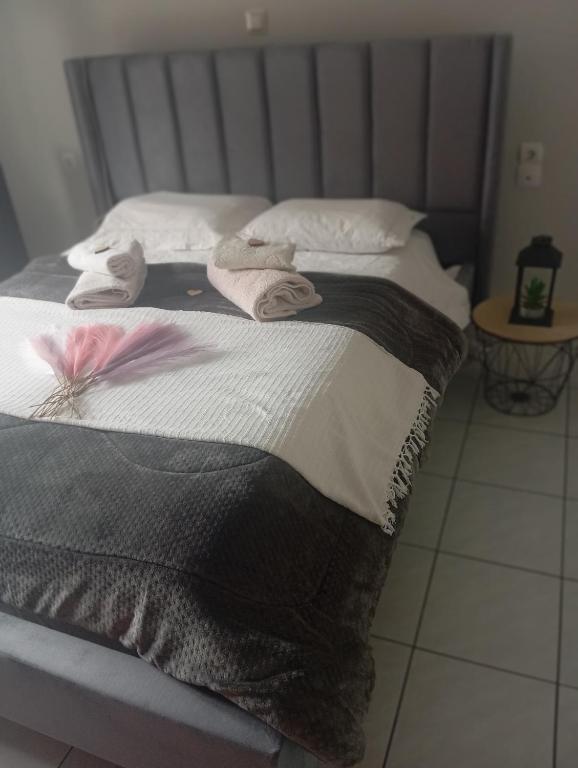 Posteľ alebo postele v izbe v ubytovaní Apartment 4Y in Heraklion City