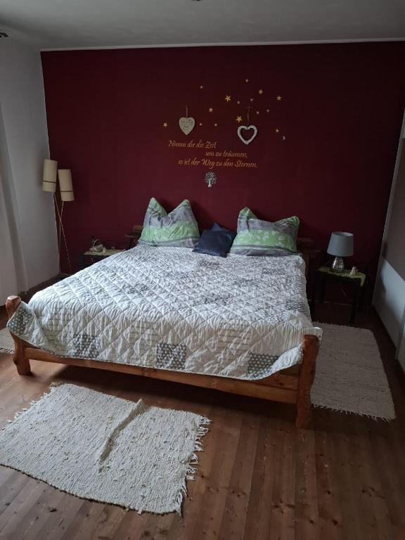 Postel nebo postele na pokoji v ubytování Veronika