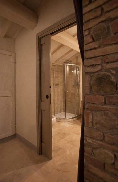 Koupelna v ubytování Le Palazze B&b