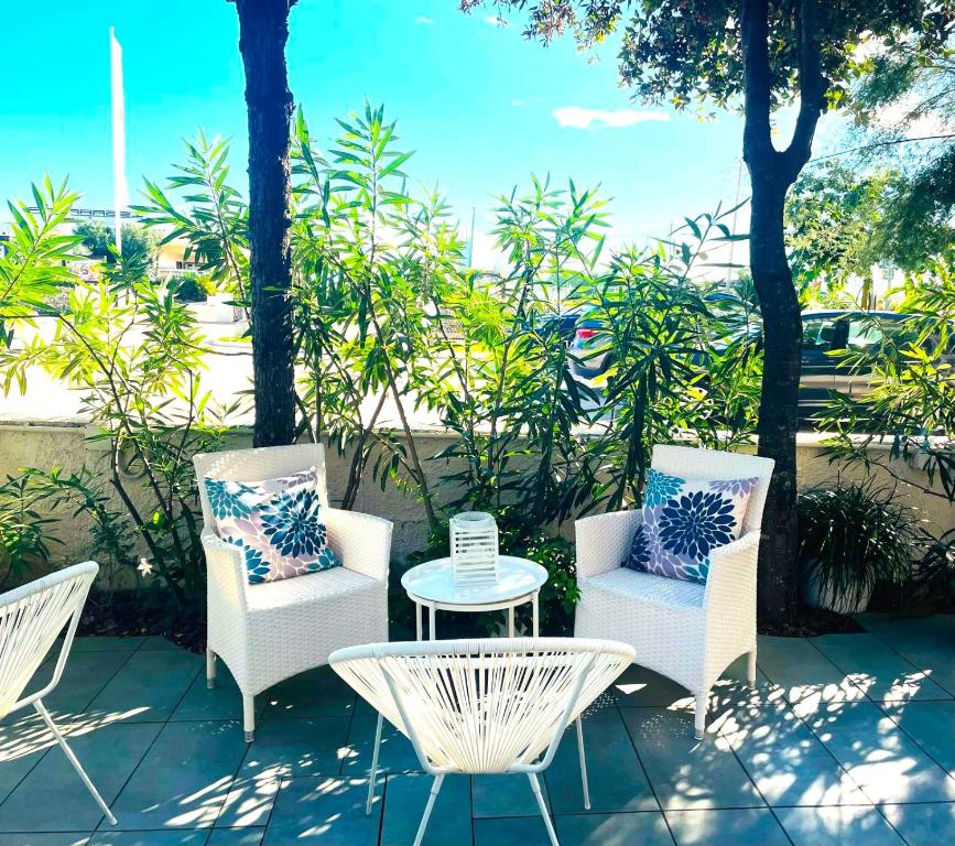Zahrada ubytování Hotel B&B ViaMare Milano Marittima