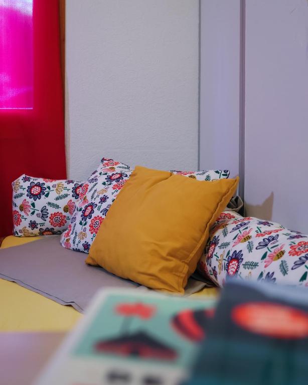 Postel nebo postele na pokoji v ubytování Backpacker Le Petit Baroudeur