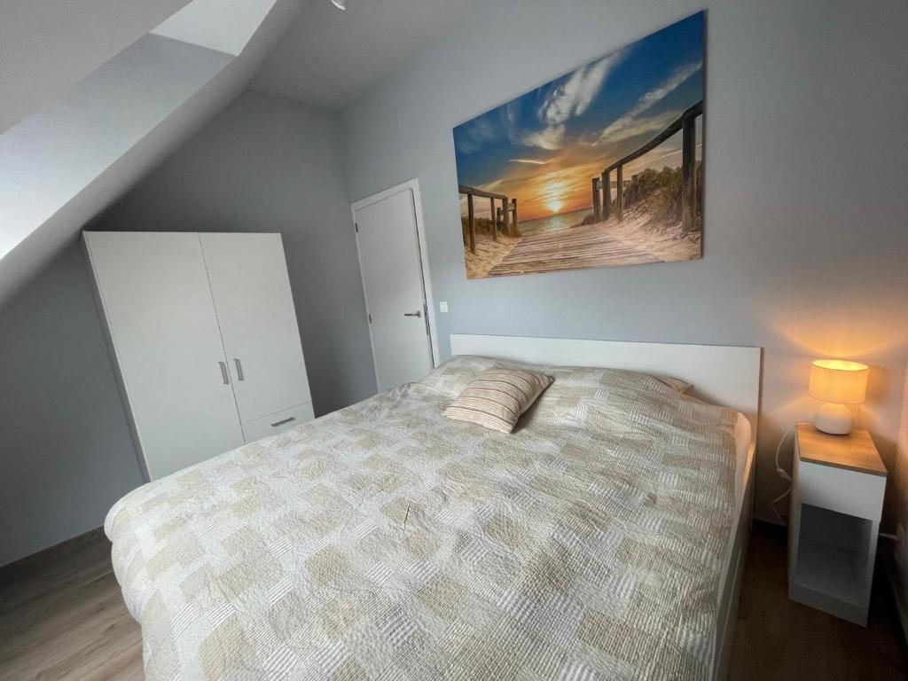Ένα ή περισσότερα κρεβάτια σε δωμάτιο στο Appartement Axelle 4