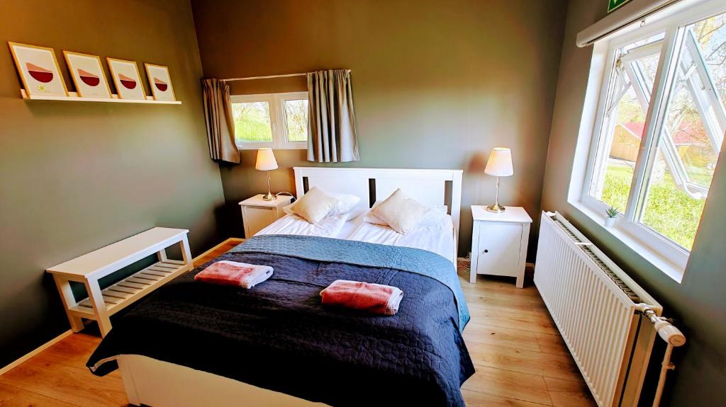 Ένα ή περισσότερα κρεβάτια σε δωμάτιο στο Efra Sel Hostel