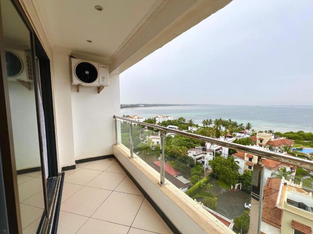 Nespecifikovaný výhled na moře nebo výhled na moře při pohledu z aparthotelu