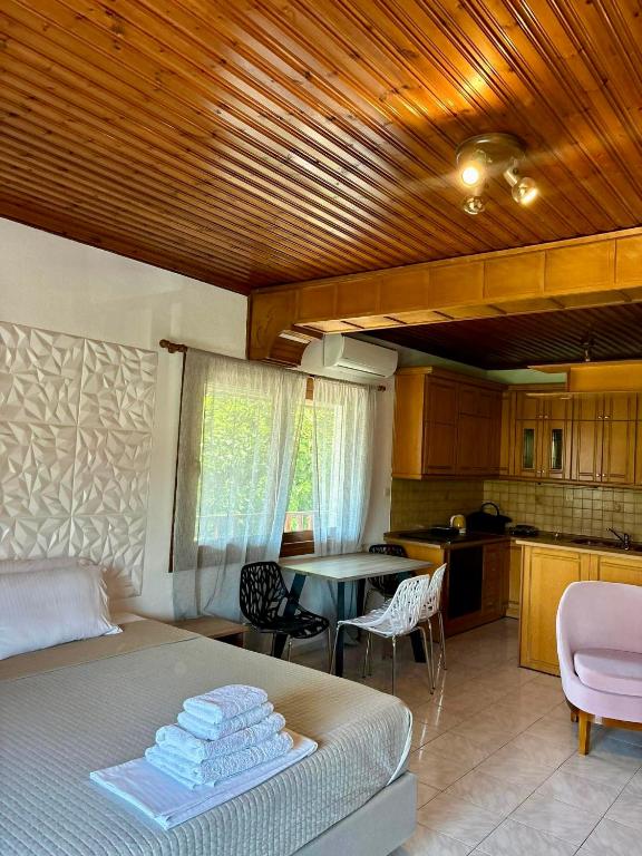 Posezení v ubytování MaK Apartments