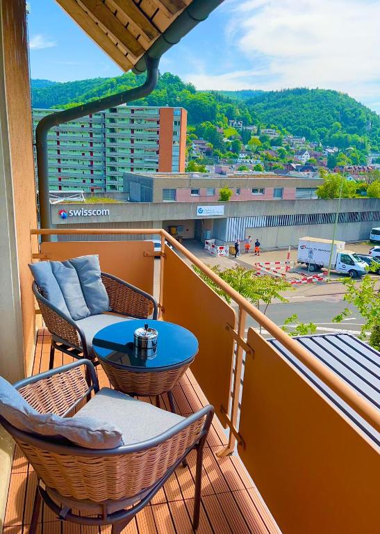 Nespecifikovaný výhled na hory nebo výhled na hory při pohledu z hotelu