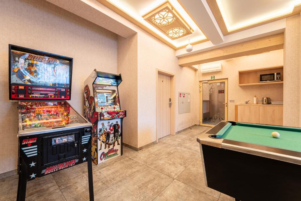 Herní místnost v ubytování Villa Cannes Resort Zakopane - grota solna, sauna fińska