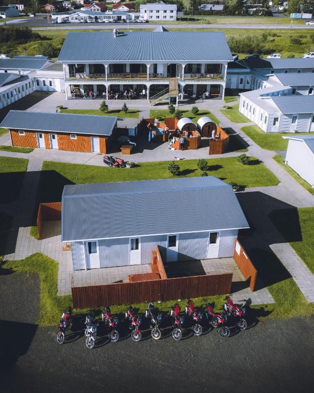 Byggingin sem hótelið er í