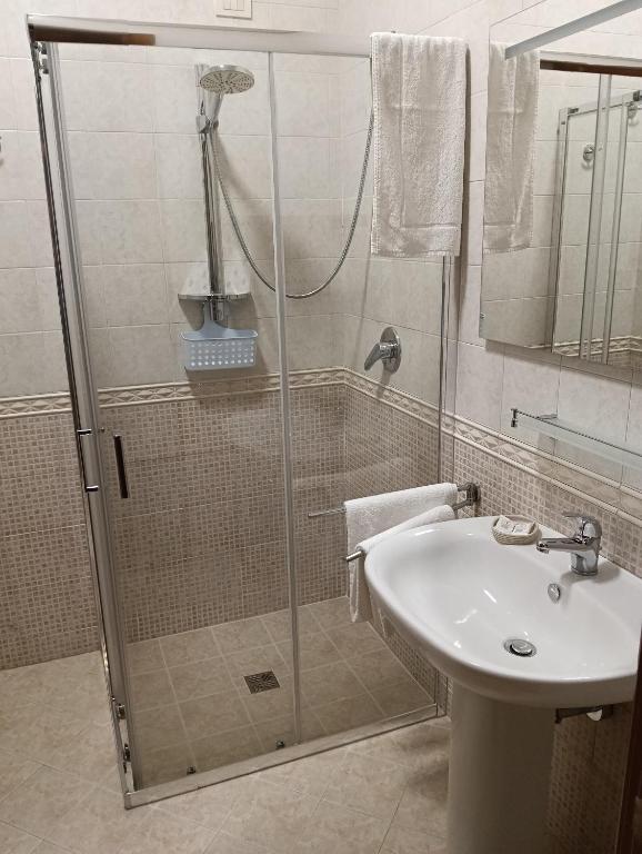 Koupelna v ubytování B&B Lecce Marant