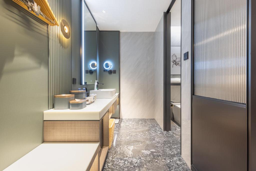 Koupelna v ubytování Atour S Hotel Shenzhen Luohu Shuibei