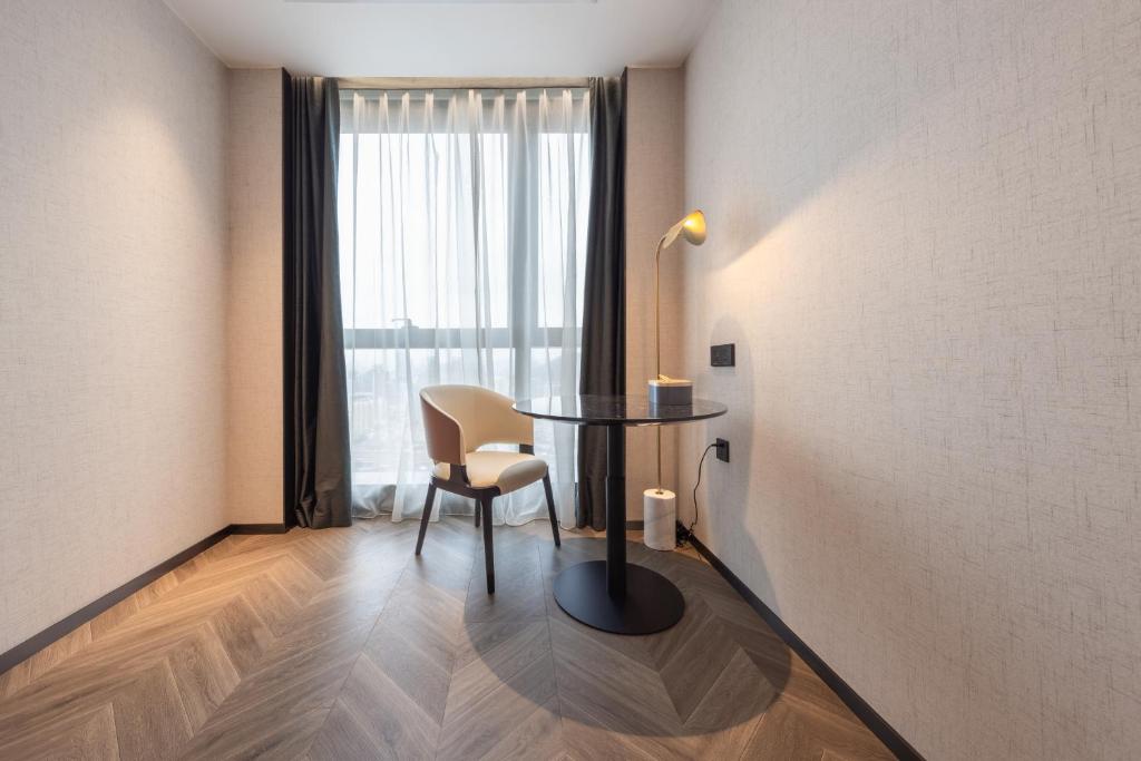 Posezení v ubytování Atour S Hotel Shenzhen Luohu Shuibei
