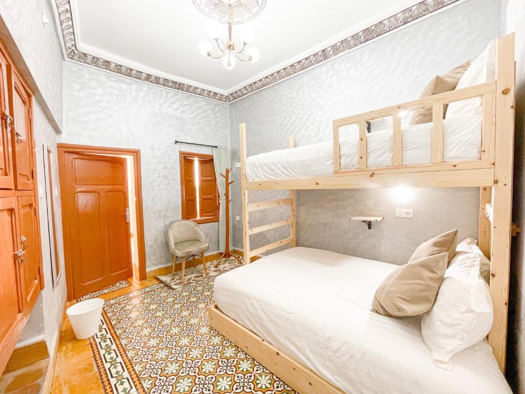 Postel nebo postele na pokoji v ubytování Bubbly Hostel Marrakech