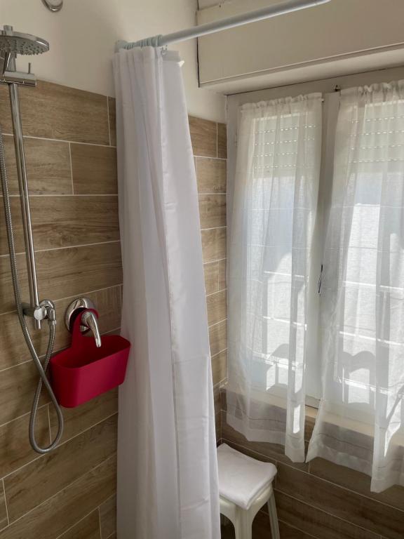 Koupelna v ubytování Hotel Barbiani