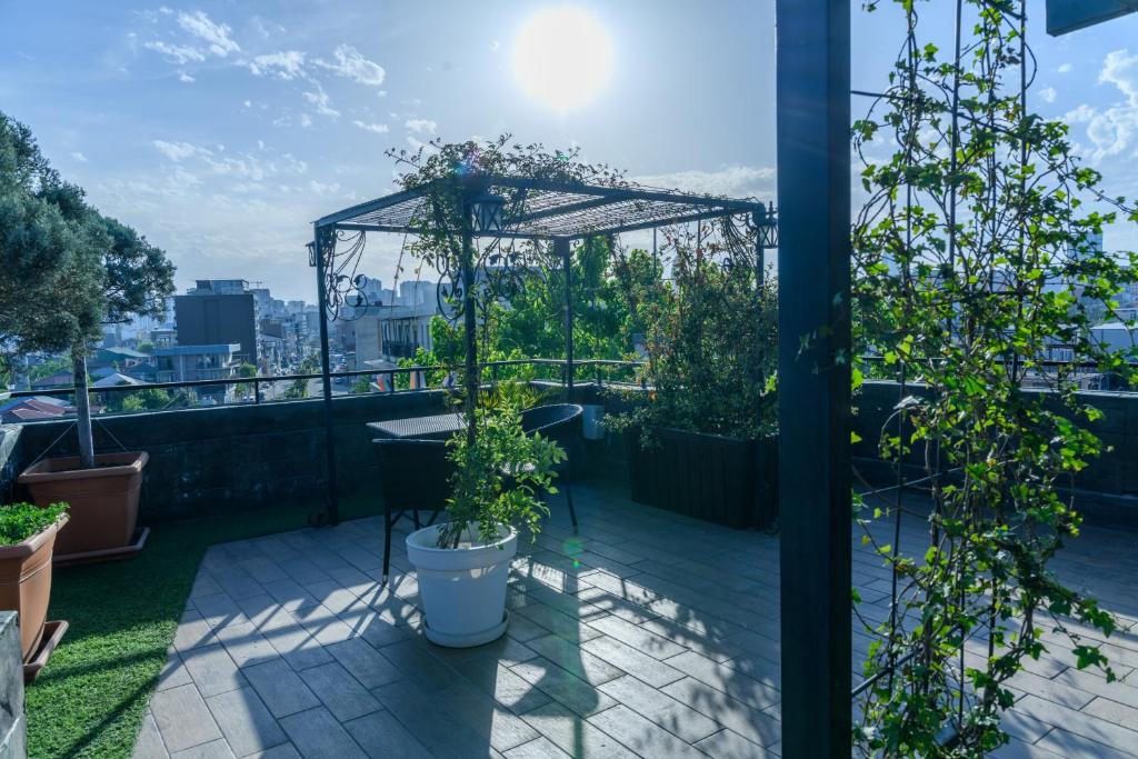 Balkón nebo terasa v ubytování Hotel Sunny