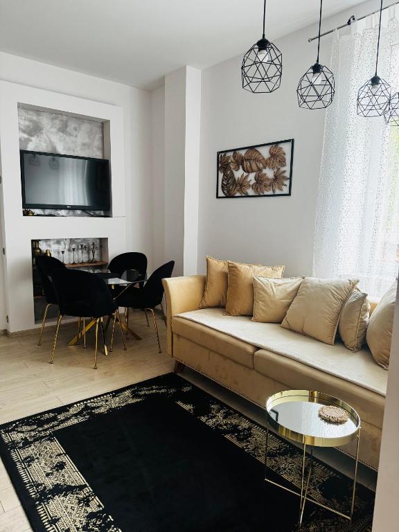 Posezení v ubytování Apartament Nowar