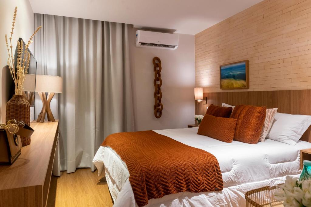 Postel nebo postele na pokoji v ubytování Canto Hotel