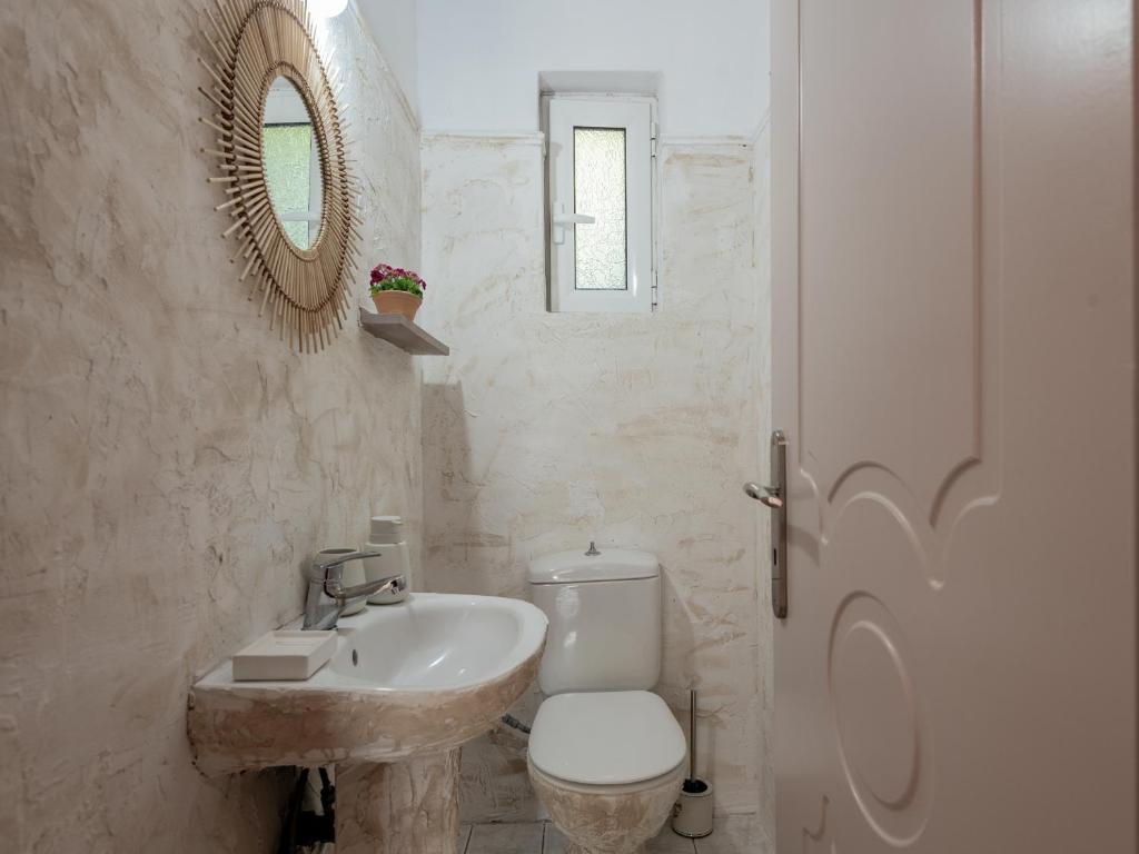 Koupelna v ubytování Alavastros Villa Maisonettes