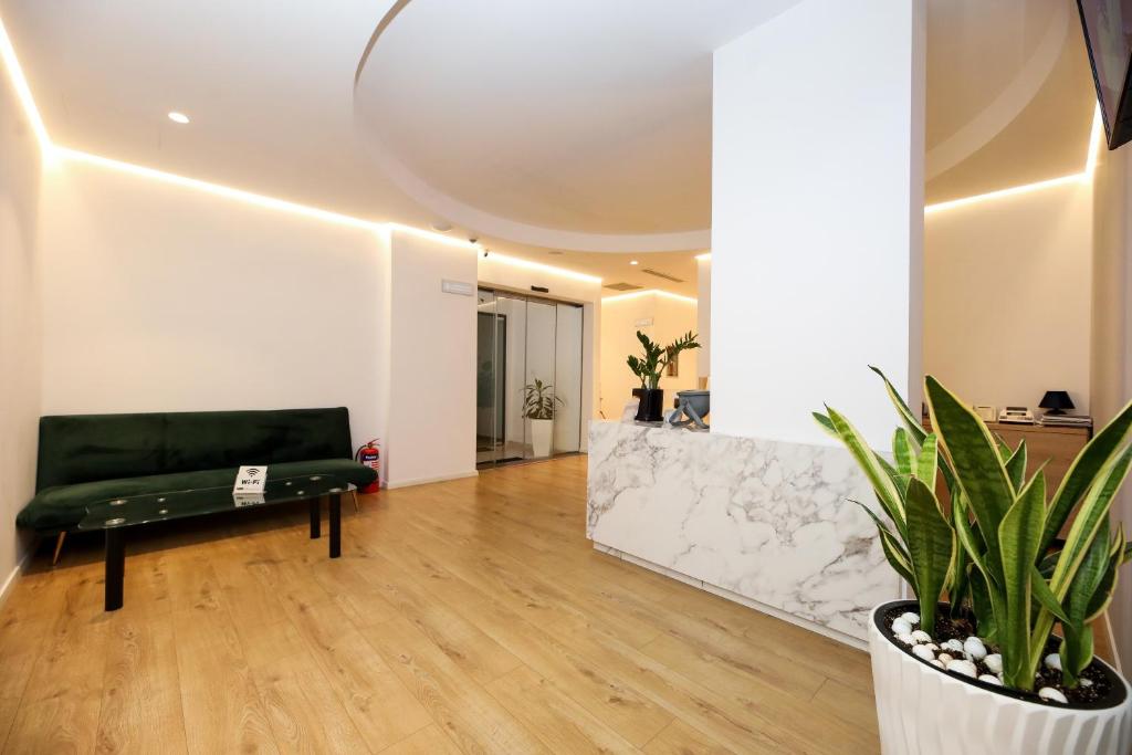 Posezení v ubytování H&M Hotel