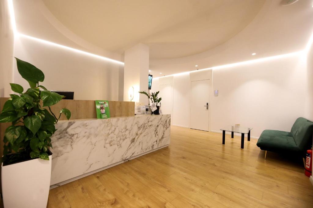 Posezení v ubytování H&M Hotel