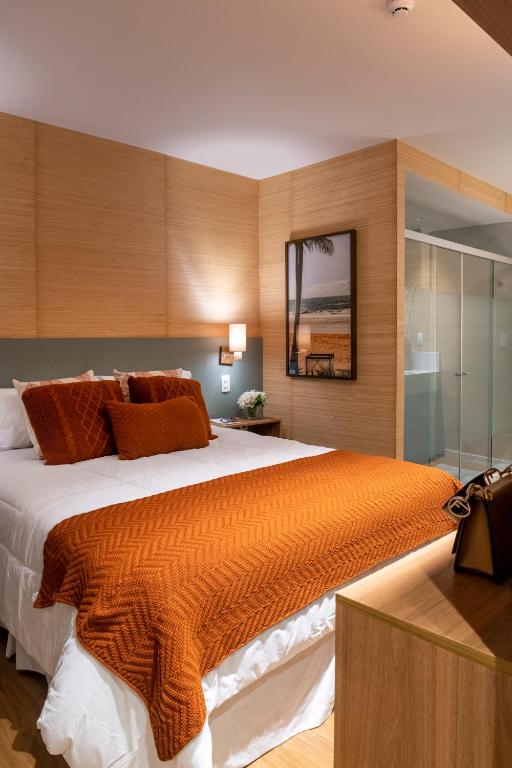 Postel nebo postele na pokoji v ubytování Canto Hotel