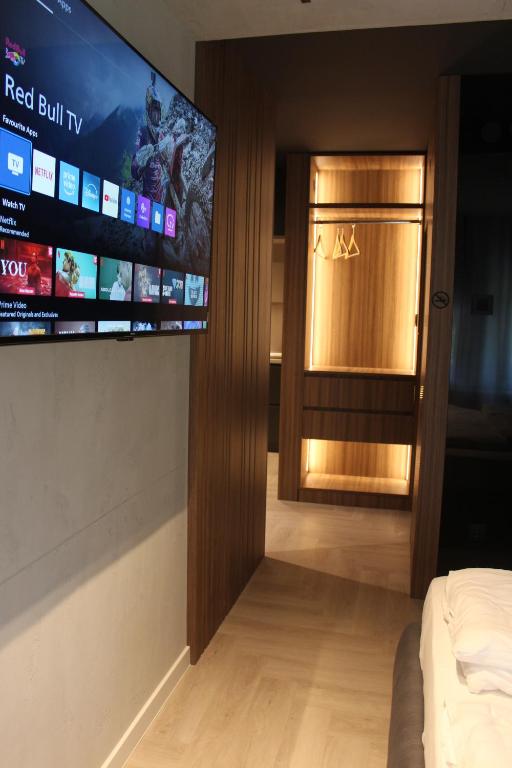 TV a/nebo společenská místnost v ubytování Open Space