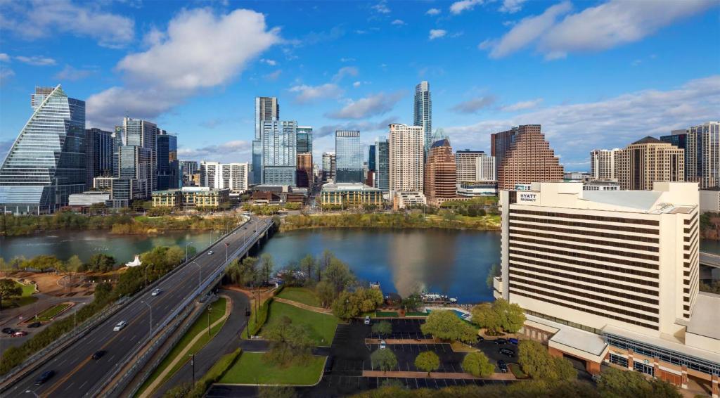 Nespecifikovaný výhled na destinaci Austin nebo výhled na město při pohledu z hotelu