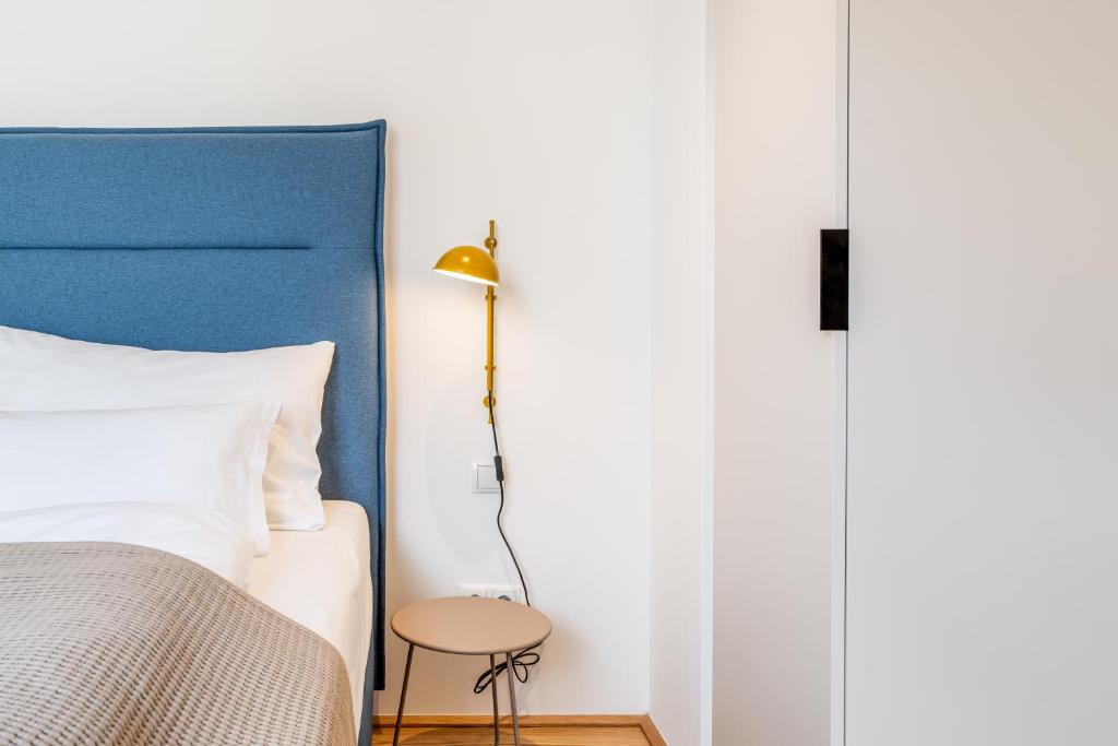 Postel nebo postele na pokoji v ubytování Apfelland Hideaways