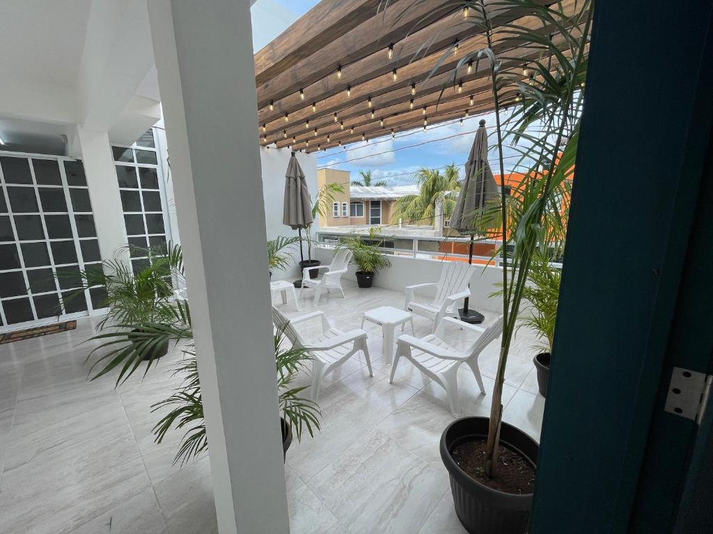 Balkón nebo terasa v ubytování Casona Suites