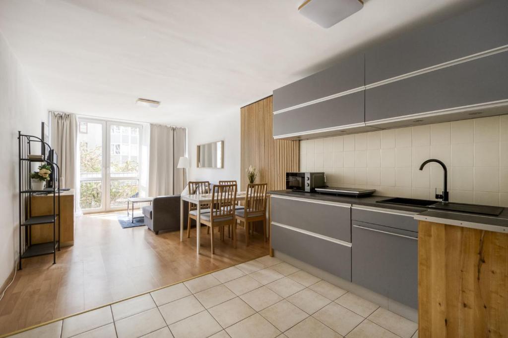Kuchyňa alebo kuchynka v ubytovaní Pańska Residence