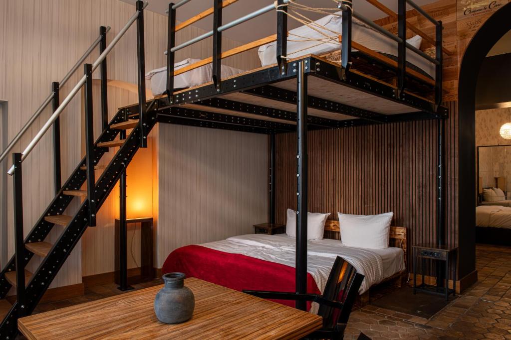 Postel nebo postele na pokoji v ubytování Hotel Adele am Alex