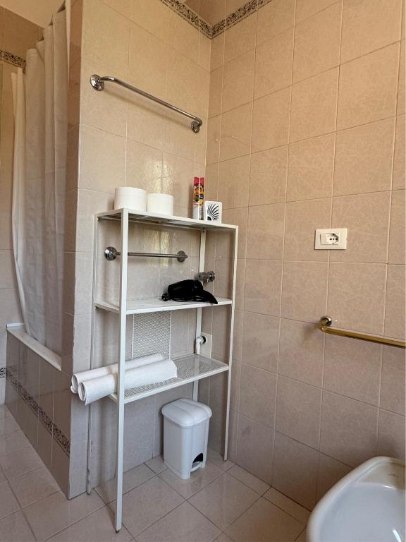 Koupelna v ubytování Giove Rooms