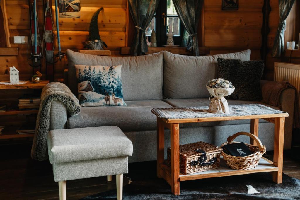 Posezení v ubytování Chalet Nezabudka High Tatras