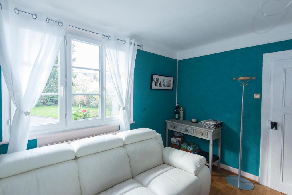 Posezení v ubytování Appartement T3 Aux Deux Cigognes Gries