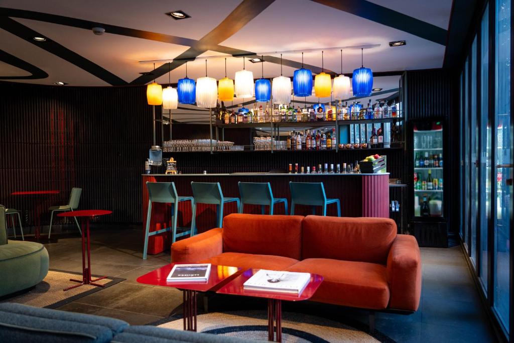 Lounge nebo bar v ubytování Ladera Boutique Hotel