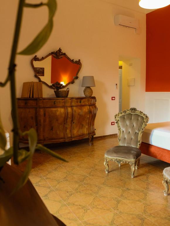 Posezení v ubytování Putechella Retro Rooms & Villa